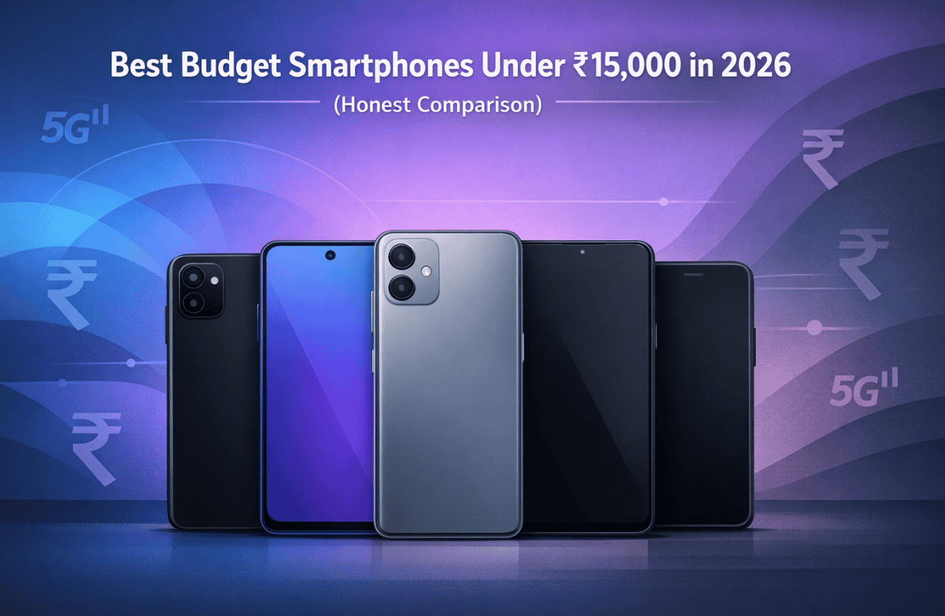 Best Budget Smartphones Under ₹15,000 in 2026