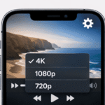 how to change video quality on iphone after recording