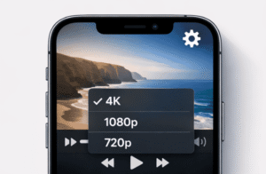 how to change video quality on iphone after recording